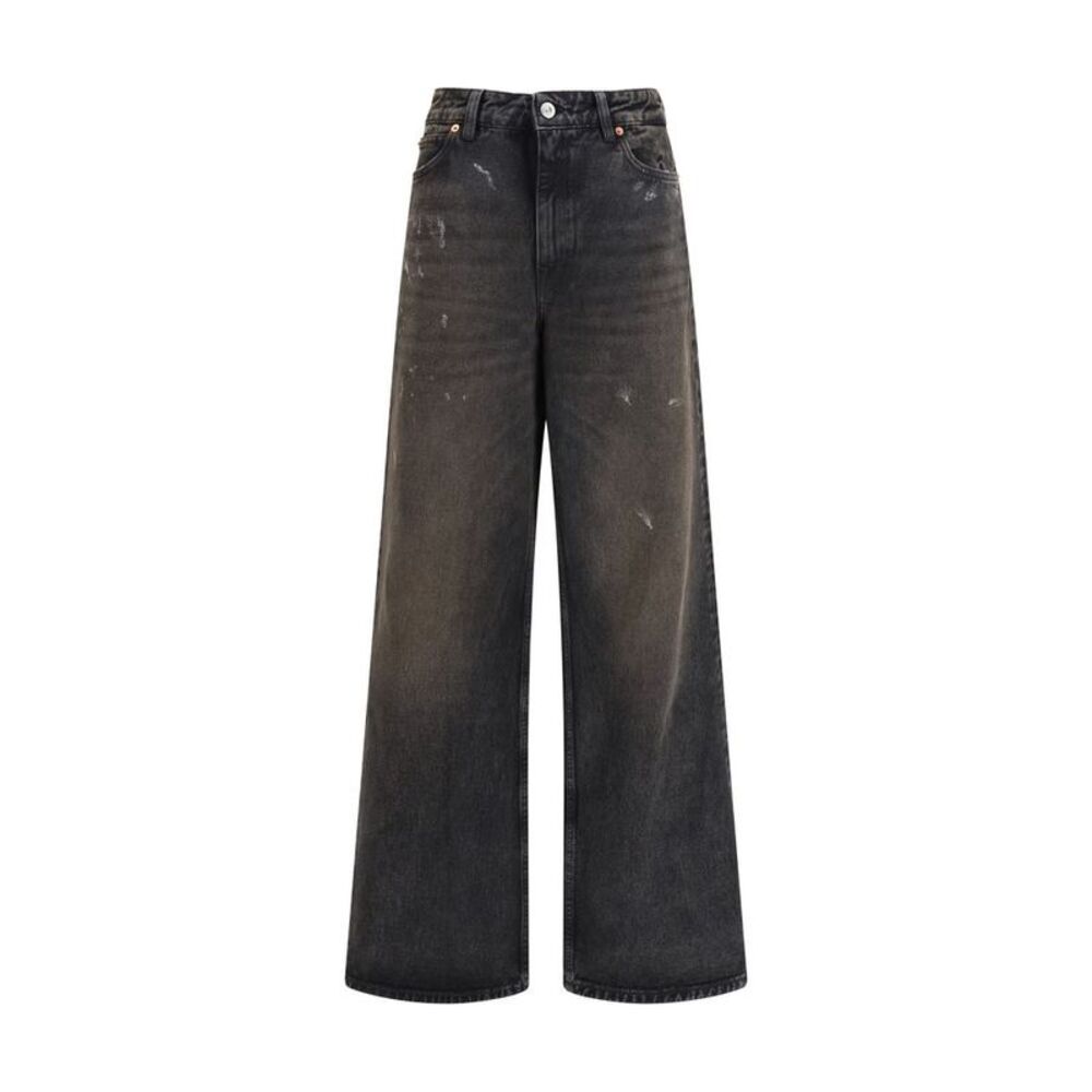 Our Legacy Black Cotton Relaxed Fit Women's Jeans
